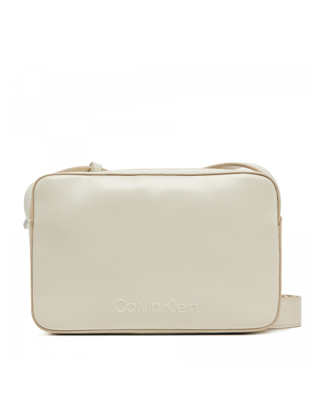 Kabelka Calvin Klein Embossed Logo Camera Bag K60K612555 Béžová